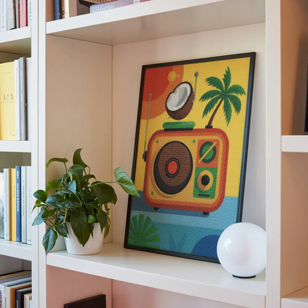 Diamantmalerei - Coconut Radio