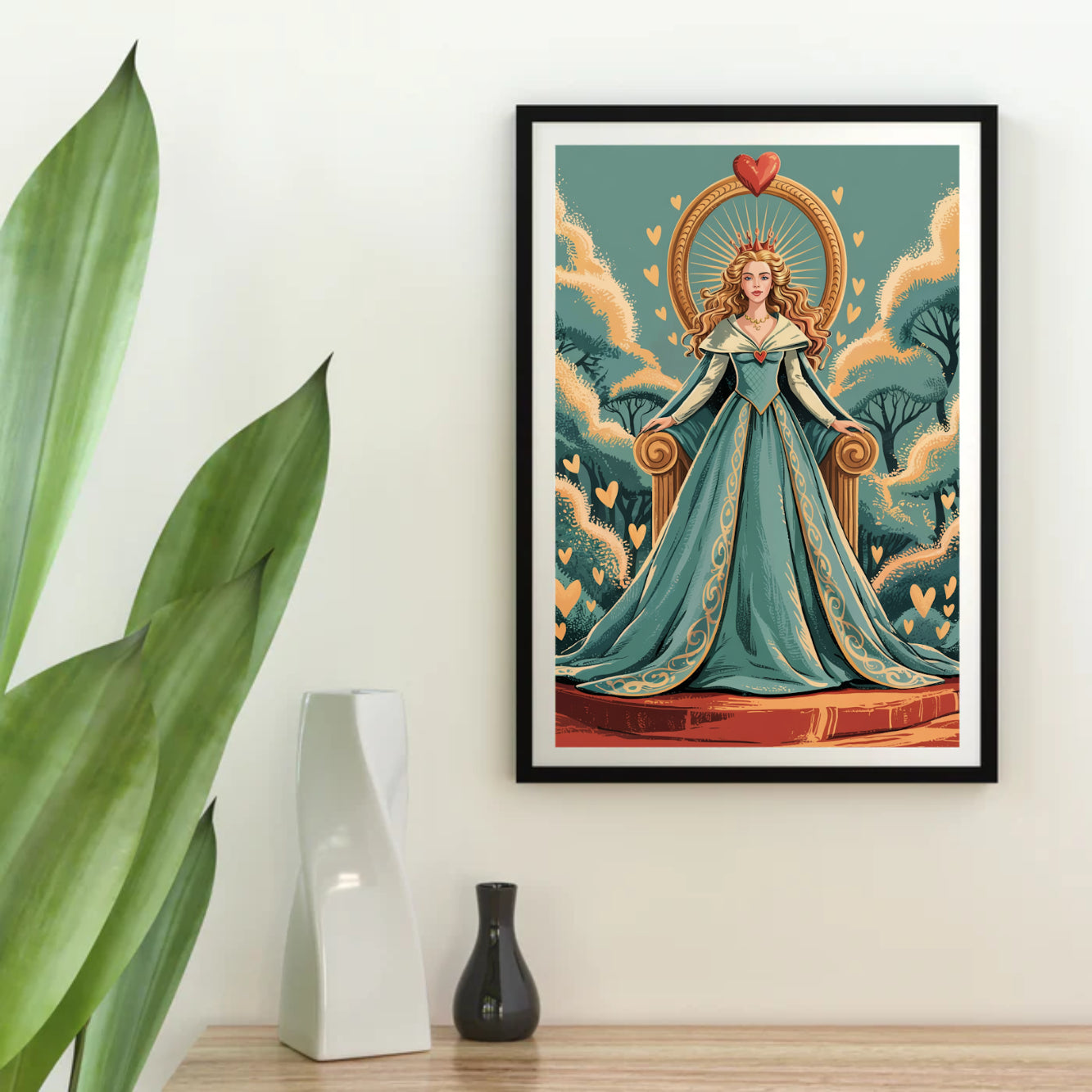 Diamantmalerei - Königin der Herzen