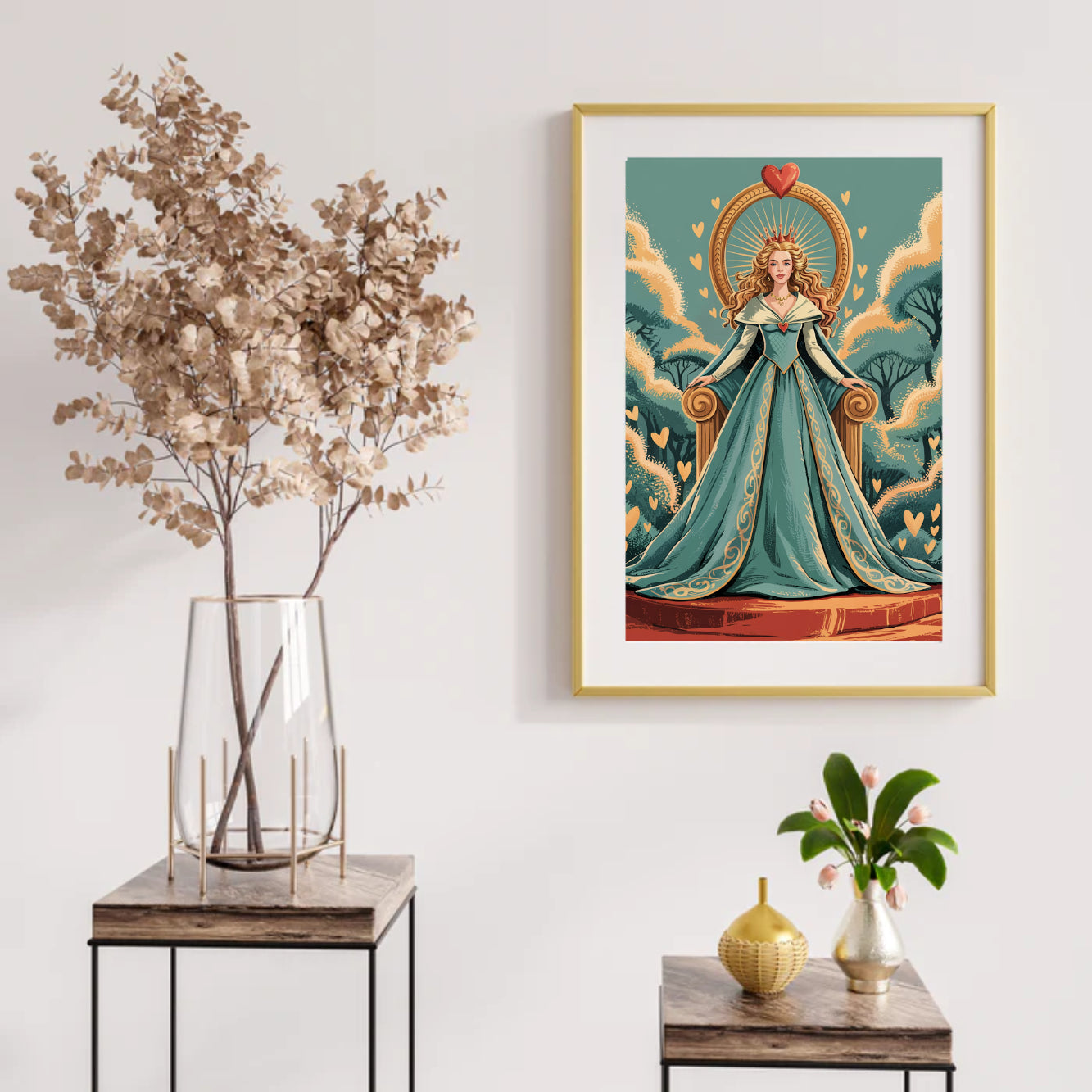 Diamantmalerei - Königin der Herzen