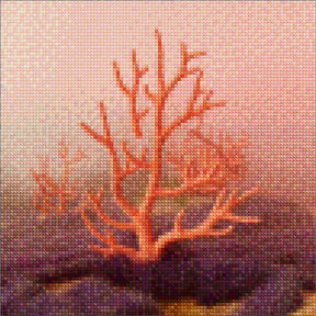 Mini-Diamantmalerei – Korallennebel