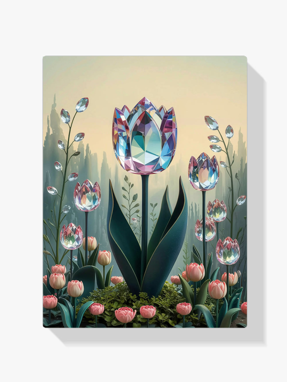 Diamantmalerei - Kristall-Tulpenblüte V1