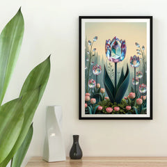 Diamantmalerei - Kristall-Tulpenblüte V1