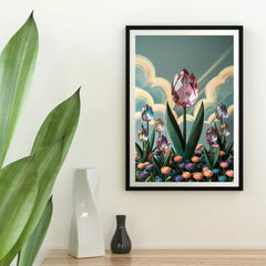 Diamantmalerei - Kristall-Tulpenblüte V2