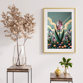 Diamantmalerei - Kristall-Tulpenblüte V2