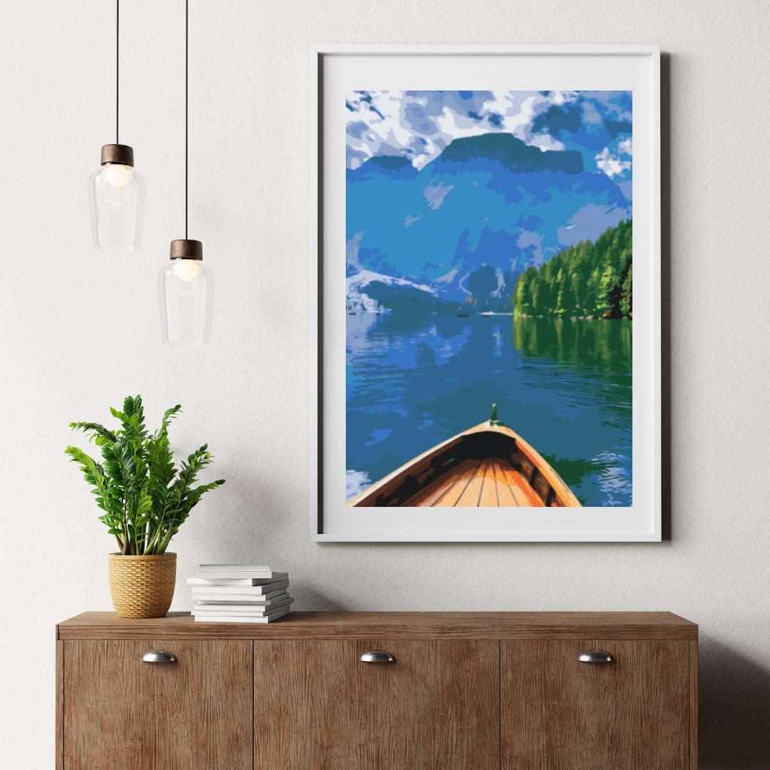 Diamantmalerei - Pragser Wildsee, Italien - SEOS Shop ®