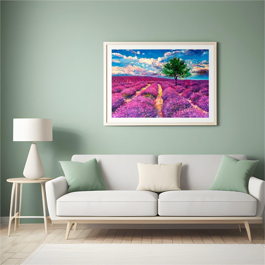 Diamantmalerei - Lavendelfelder der Provence - SEOS Shop ®