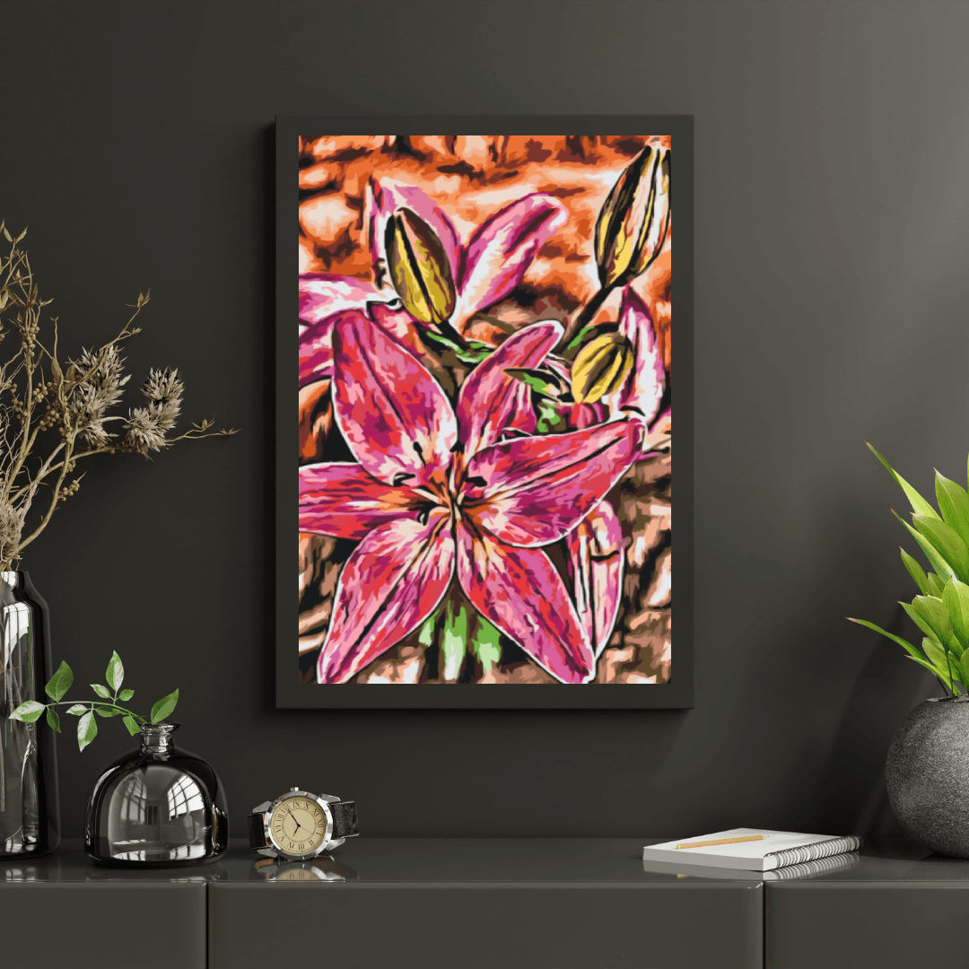 Diamantmalerei - Lilienblüte - SEOS Shop ®
