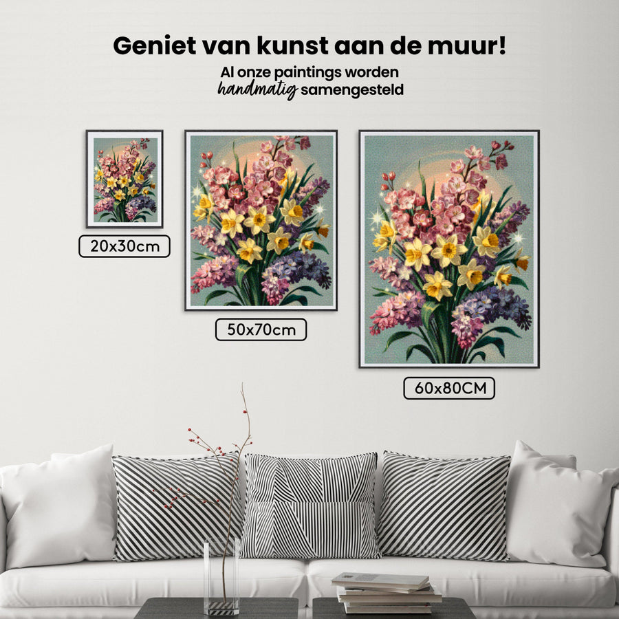 Diamantmalerei – Sanfte Symphonie des Frühlings