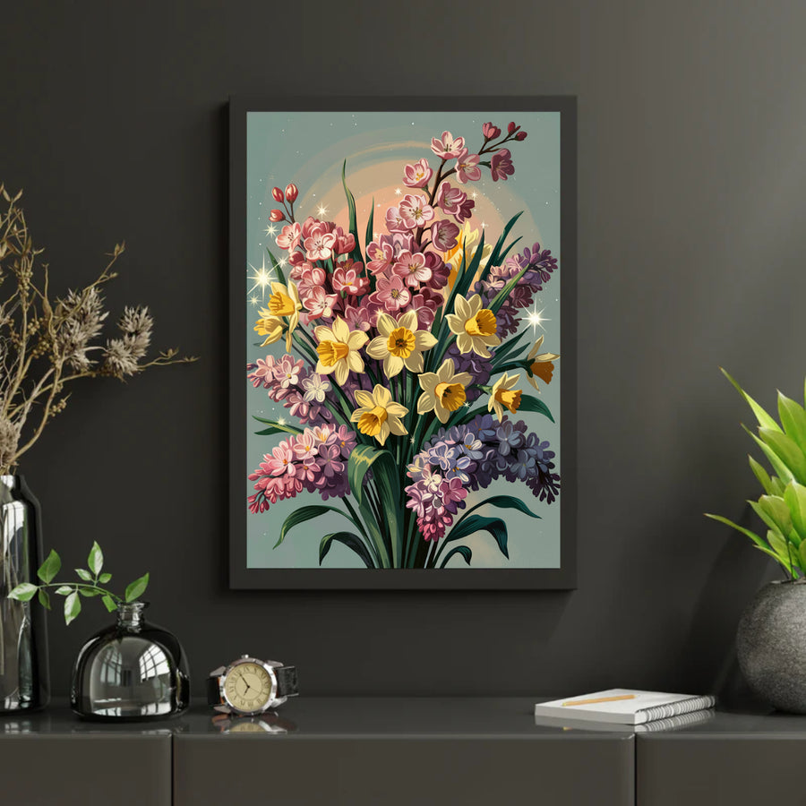 Diamantmalerei – Sanfte Symphonie des Frühlings