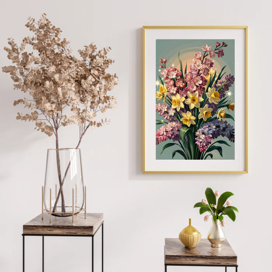 Diamantmalerei – Sanfte Symphonie des Frühlings