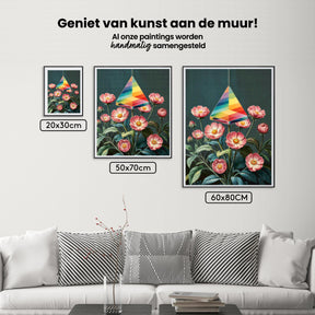 Diamantmalerei – Licht durch Blüte