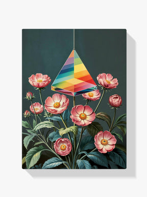 Diamantmalerei – Licht durch Blüte