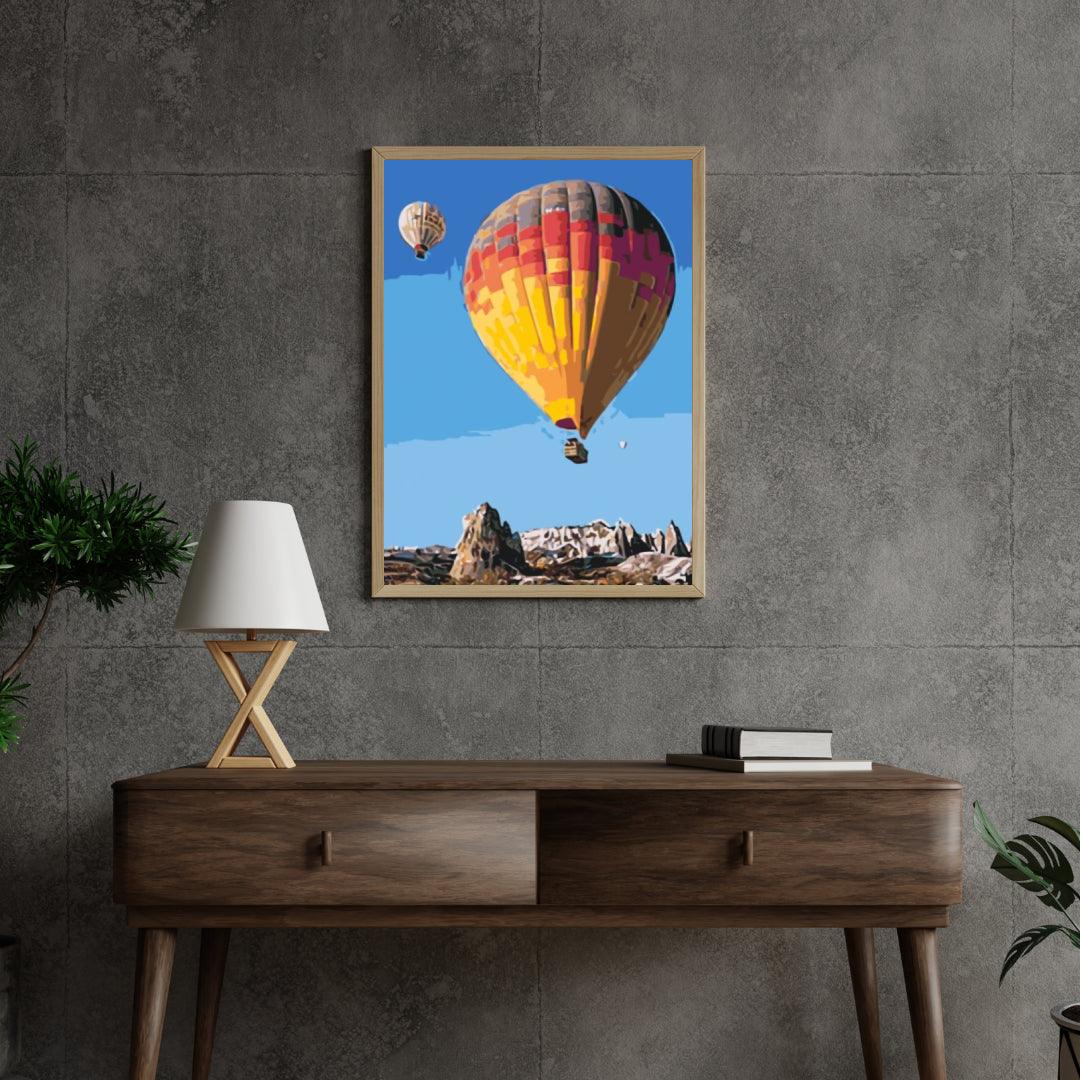 Diamond Painting - Heißluftballons in den Bergen - SEOS Shop ®