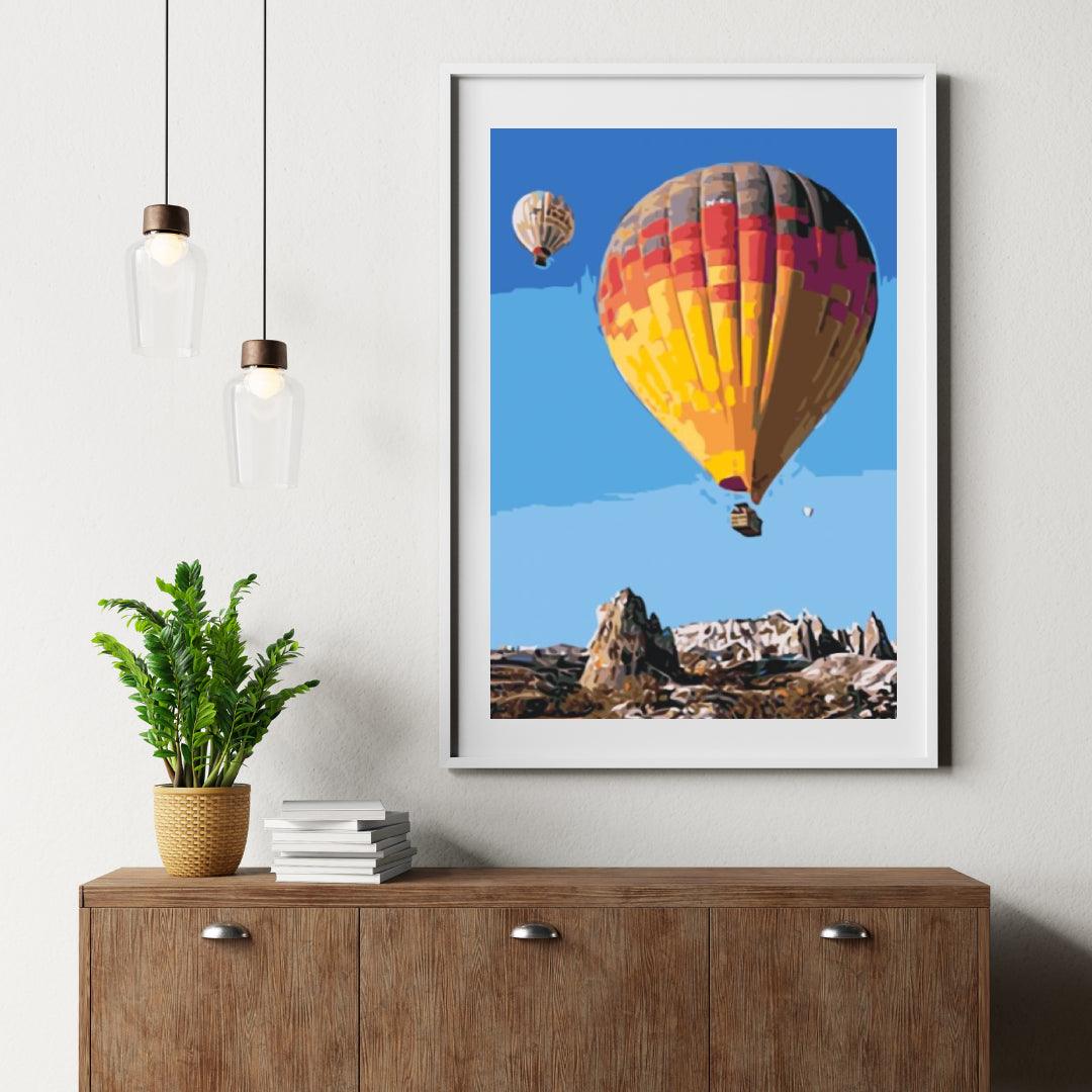 Diamond Painting - Heißluftballons in den Bergen - SEOS Shop ®