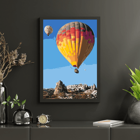 Diamond Painting - Heißluftballons in den Bergen - SEOS Shop ®
