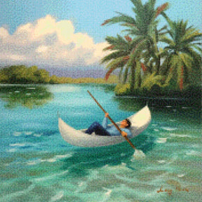 Mini-Diamantmalerei – Lazy Lagoon