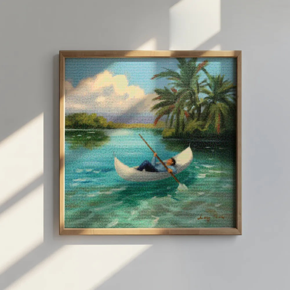 Mini-Diamantmalerei – Lazy Lagoon