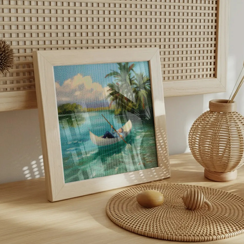 Mini-Diamantmalerei – Lazy Lagoon