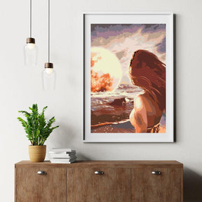 Diamantmalerei - Mond auf See - SEOS Shop ®