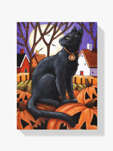 Diamantmalerei Mondkatze &amp; Kürbisse