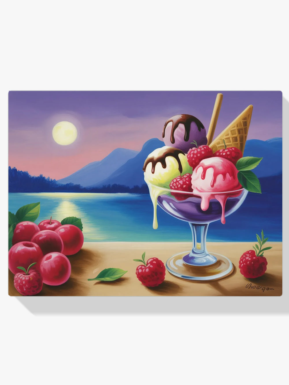 Diamantmalerei - Mondschein-Gelato