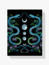 Diamantmalerei – Zwillingsschlangen-Mondphasen