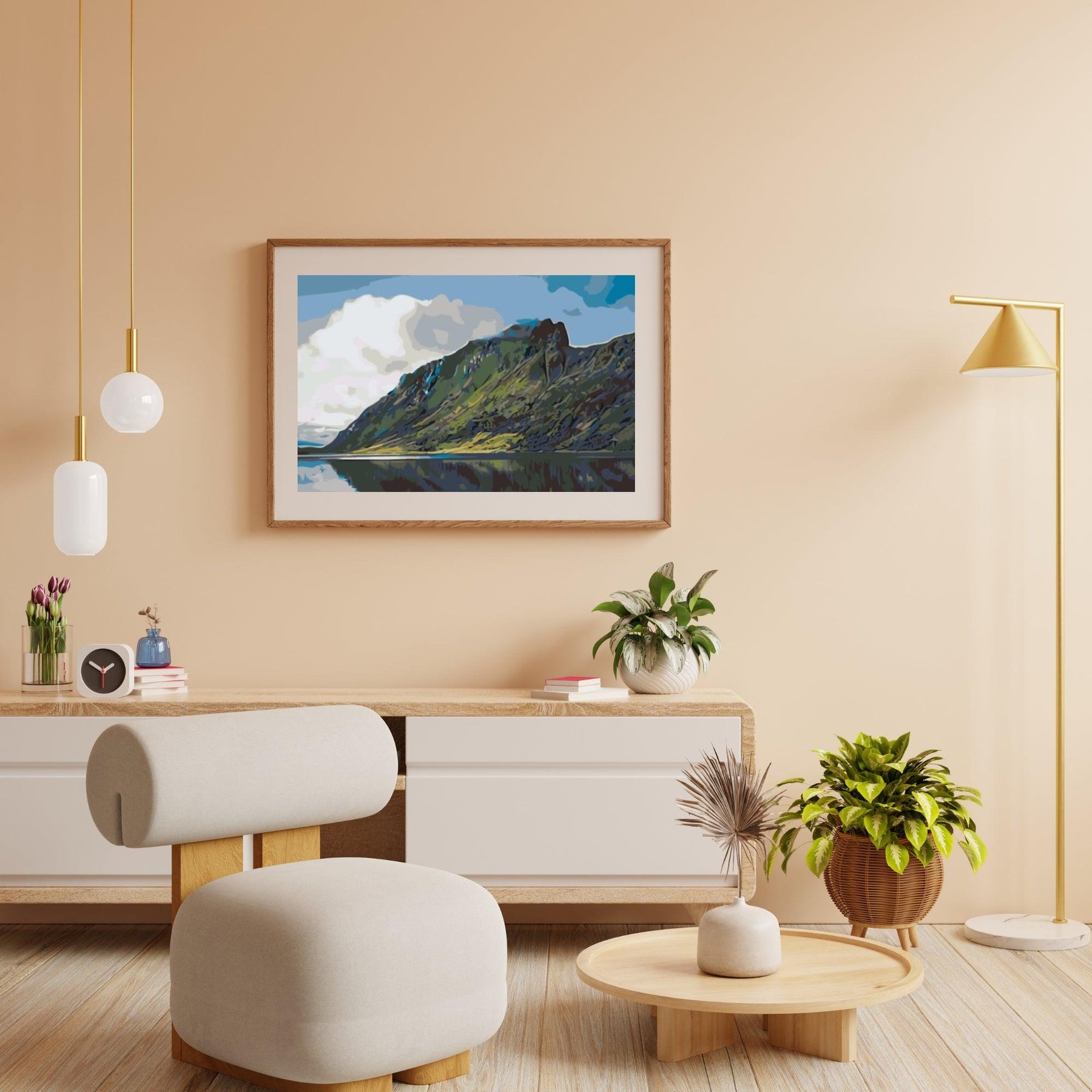 Diamond Painting - See in den Bergen, Fjord - SEOS Shop ®