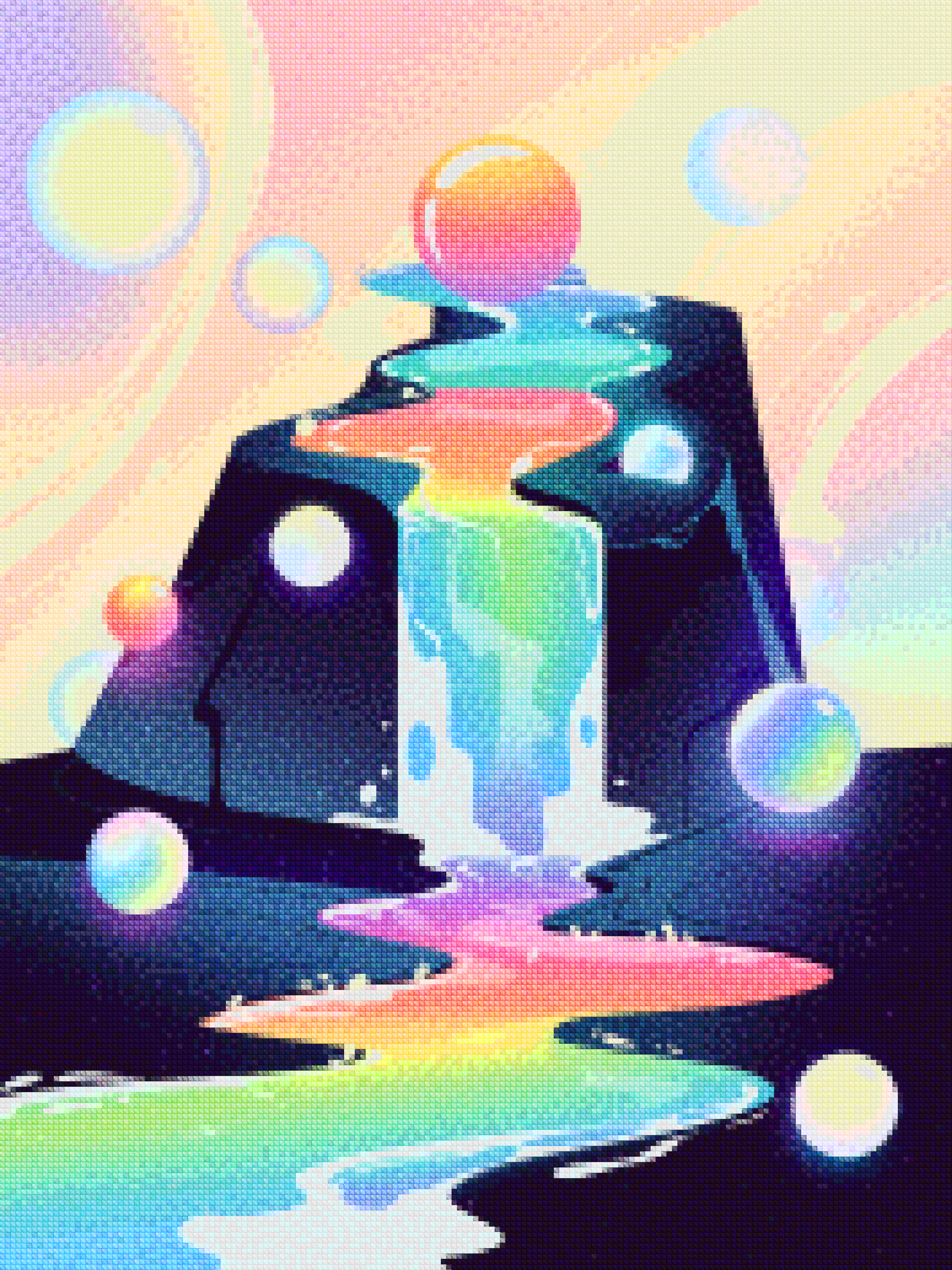 Diamantmalerei - Melodie der Farben