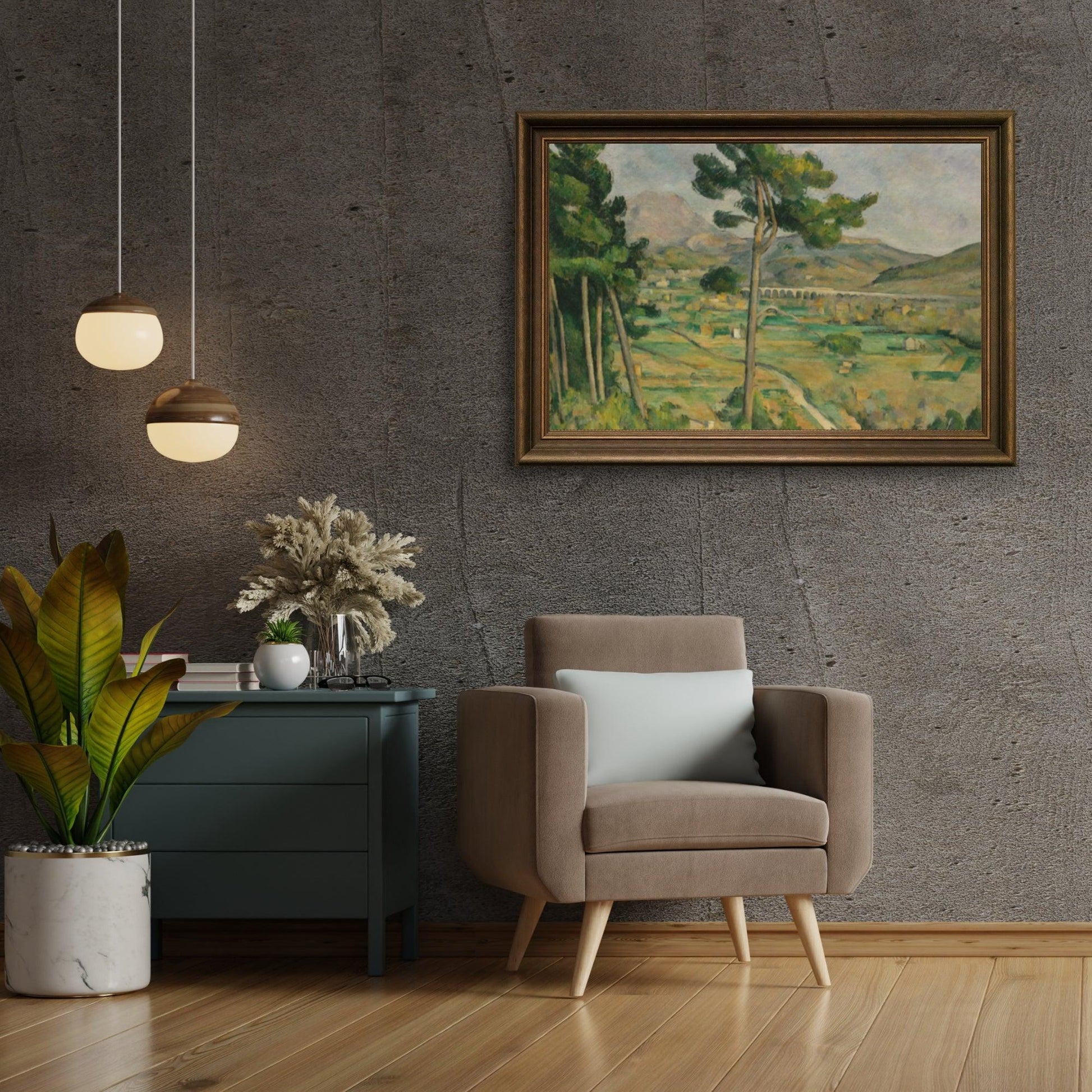 Diamond Painting - Mont Sainte-Victoire und das Viadukt - SEOS Shop ®