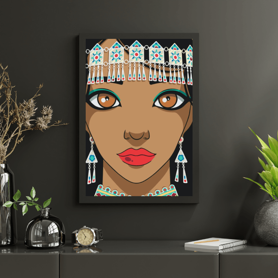 Diamantmalerei - Schöne Indianerin - SEOS Shop ®