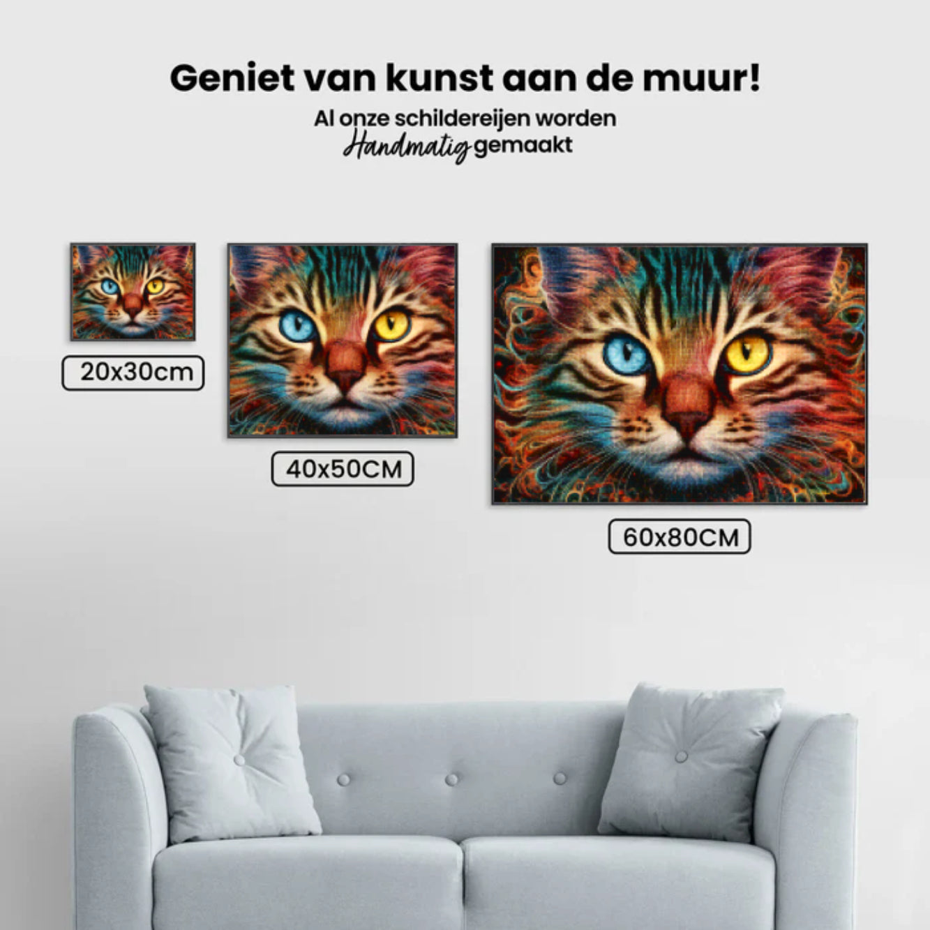 Diamantmalerei - Mystische Katze