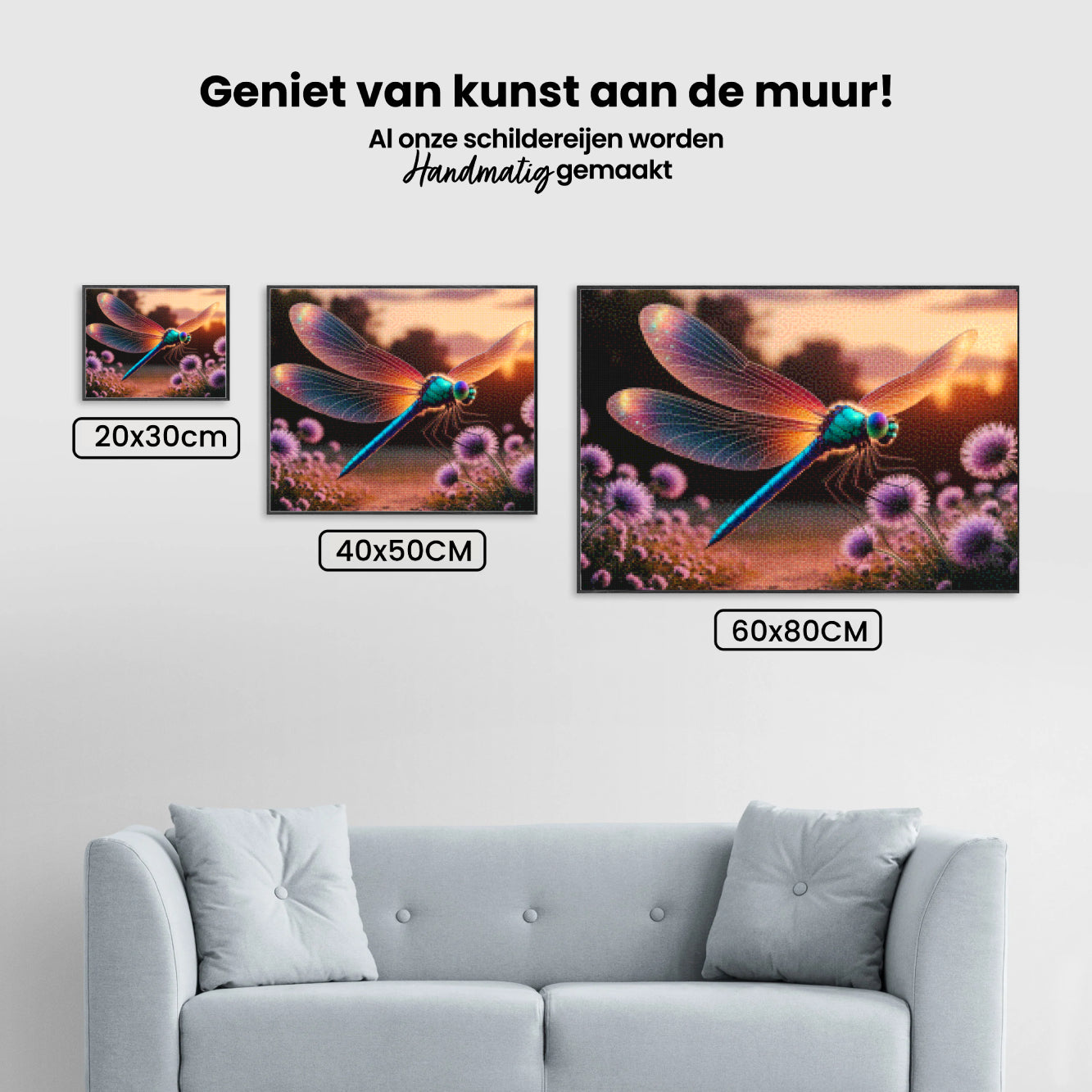 Diamond Painting – Mystische Libelle mit glitzernden Flügeln