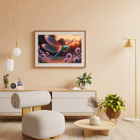Diamond Painting – Mystische Libelle mit glitzernden Flügeln