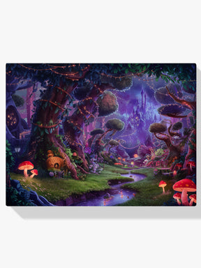 Diamantmalerei - Mystische Pilzlichtung