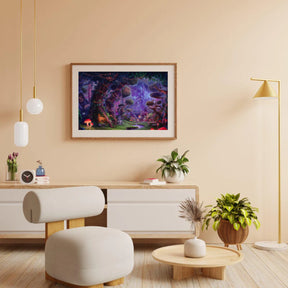 Diamantmalerei - Mystische Pilzlichtung