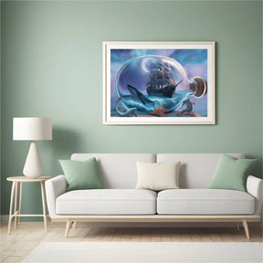 Diamantmalerei - Ocean Dream Schiff