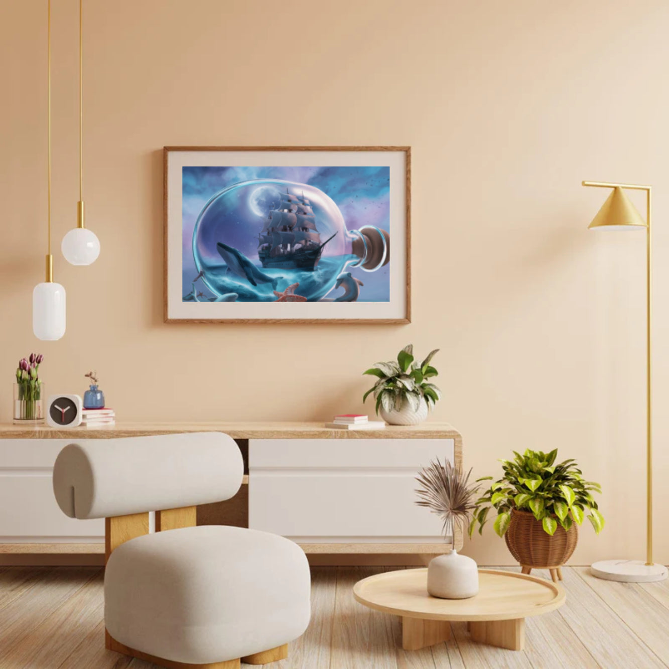 Diamantmalerei - Ocean Dream Schiff