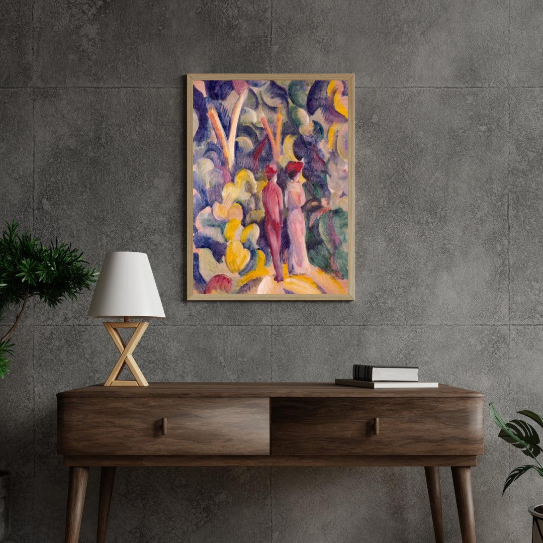 Diamond Painting - Paar auf dem Waldweg - SEOS Shop ®