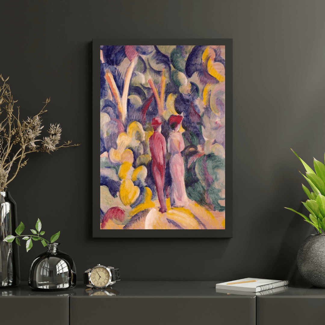 Diamond Painting - Paar auf dem Waldweg - SEOS Shop ®
