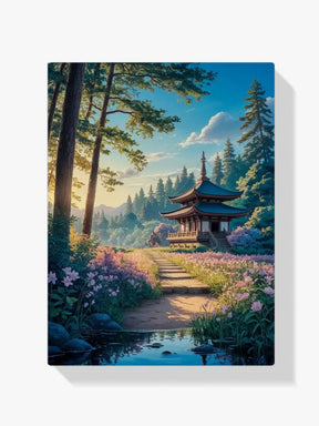 Diamantmalerei - Weg zum verborgenen Tempel