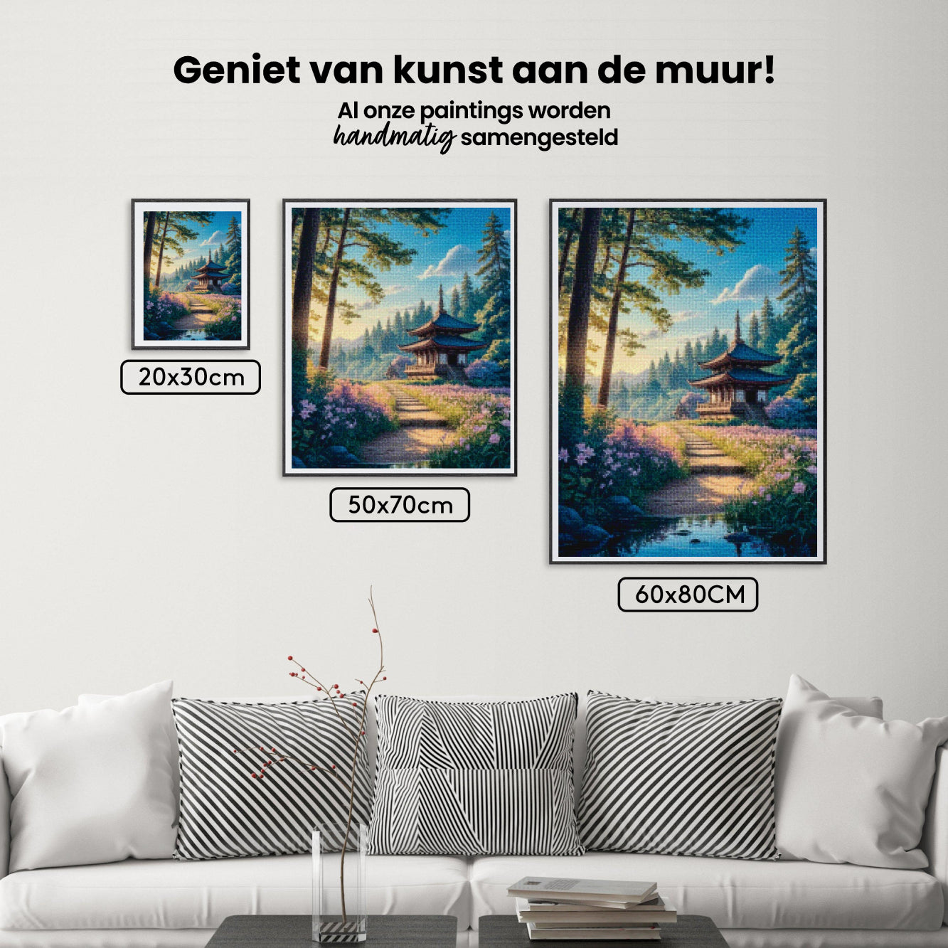 Diamantmalerei - Weg zum verborgenen Tempel