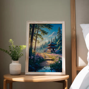 Diamantmalerei - Weg zum verborgenen Tempel