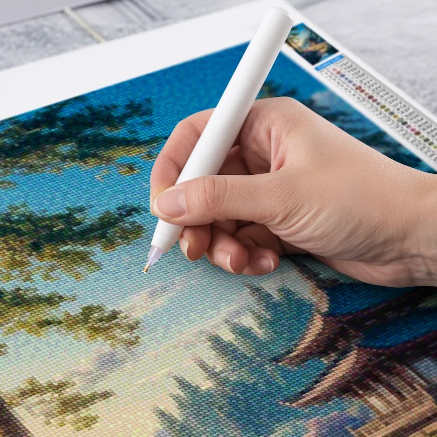 Diamantmalerei - Weg zum verborgenen Tempel