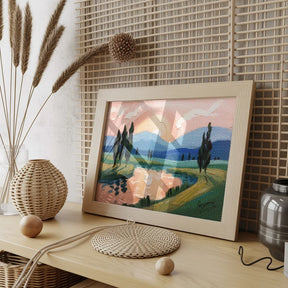 Diamantmalerei – Pfirsichfarbene Abende