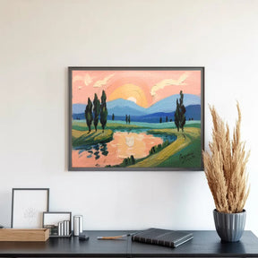 Diamantmalerei – Pfirsichfarbene Abende