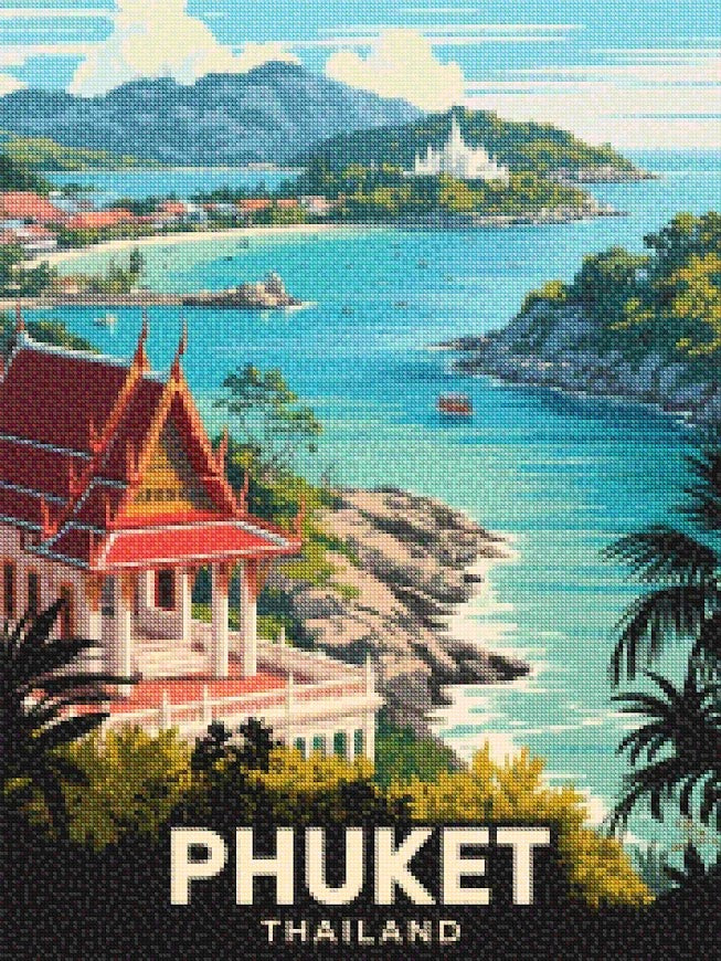 Diamantmalerei - Phuket, Thailand