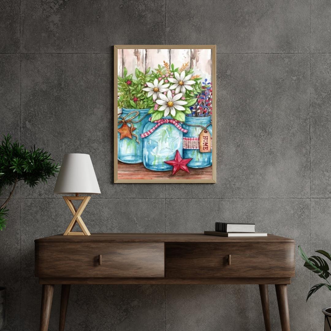 Diamond Painting - Töpfe mit Blumen und Sternen - SEOS Shop ®