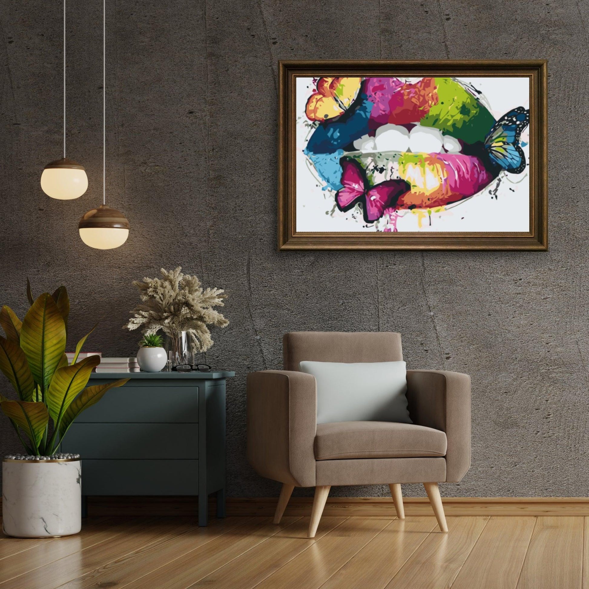Diamantmalerei - Regenbogenlippen - SEOS Shop ®