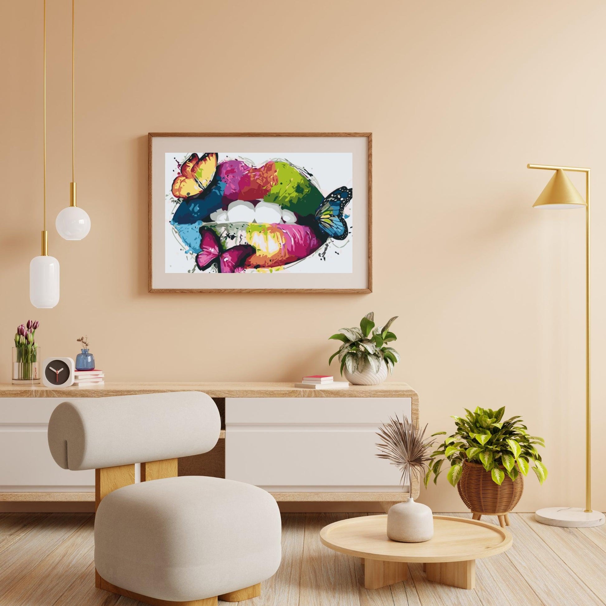 Diamantmalerei - Regenbogenlippen - SEOS Shop ®