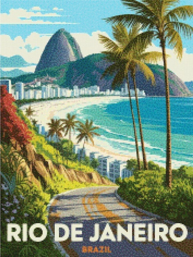 Diamantmalerei - Rio, Brasilien